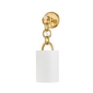 Kansa 1-Light Wall Sconce in Vintage Brass