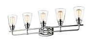 Z-Lite Annora 5-Light Bathroom Vanity Light In Chrome