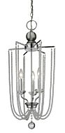 Z-Lite Serenade 3-Light Pendant Light In Chrome 