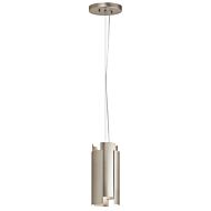 Moderne LED Mini Pendant in Satin Nickel by Kichler