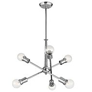 Kichler Armstrong Chandelier 6 Light in Chrome