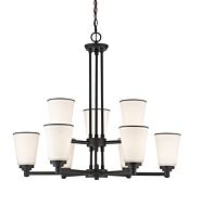 Z-Lite Jarra 9-Light Chandelier In Bronze