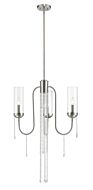 Z-Lite Siena 3-Light Chandelier In Brushed Nickel