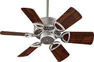 Estate 30"Ceiling Fan in Satin Nickel by Quorum International