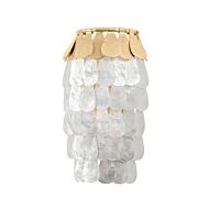 Coralie 2-Light Wall Sconce in Vintage Gold Leaf