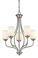 Z-Lite Cardinal 5-Light Chandelier In Brushed Nickel