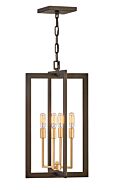 Hinkley Anders 4-Light Pendant In Metallic Matte Bronze