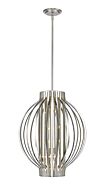 Z-Lite Moundou 8-Light Pendant Light In Brushed Nickel