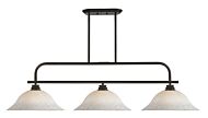 Z-Lite Annora 3-Light Linear Pendant Light In Olde Bronze