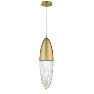 Eurofase Ecrou 1 Light Pendant in Gold