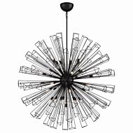 Dendelio 35-Light Chandelier in Black