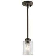 Kichler Winslow Mini Pendant 1 Light in Olde Bronze