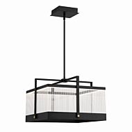 Tye 1-Light LED Chandelier in Black