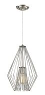 Z-Lite Quintus 1-Light Mini Pendant Light In Brushed Nickel