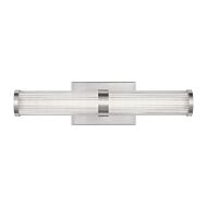 Syden 1-Light LED Bathroom Vanity Light in Brushed Nickel