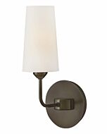 Hinkley Lewis 1-Light Wall Sconce In Black Oxide