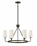 Hinkley Lewis 6-Light Pendant In Black Oxide