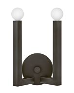 Ezra 2-Light Sconce in Black Oxide