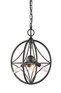 Z-Lite Cortez 4-Light Pendant Light In Bronze