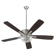 Ovation 2-Light 52" Ceiling Fan in Satin Nickel