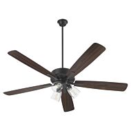 Ovation 3-Light 52" Ceiling Fan in Matte Black