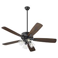 Ovation 4-Light 52" Ceiling Fan in Matte Black