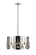 Z-Lite Oberon 4-Light Pendant Light In Chrome 