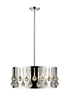 Z-Lite Oberon 5-Light Pendant Light In Chrome 