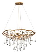 Hinkley Laguna 4-Light Pendant In Burnished Gold