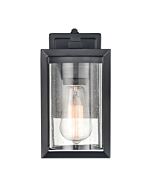 Wheatland One Light Outdoor Lantern in Powder Coat Black by Millennium