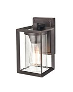 Wheatland One Light Outdoor Lantern in Powder Coat Bronze by Millennium