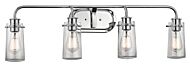 Braelyn Four Light Bath in Chrome by Kichler