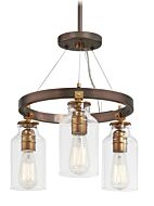 Minka Lavery Morrow 3 Light Pendant Light in Harvard Court Bronze