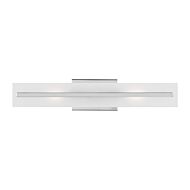 Dex 2-Light LED Bathroom Vanity Light in Chrome