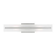 Dex 2-Light LED Bathroom Vanity Light in Brushed Nickel