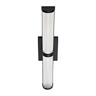 Syden 1-Light LED Bathroom Vanity Light in Midnight Black