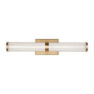 Syden LED Bath Wall Sconce in Satin Brass by Visual Comfort Studio