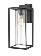 Wheatland One Light Outdoor Lantern in Powder Coat Black by Millennium