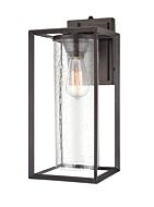 Wheatland One Light Outdoor Lantern in Powder Coat Bronze by Millennium