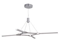 Craftmade Horizon 8 Light Modern Chandelier in Chrome