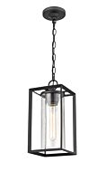 Wheatland One Light Outdoor Lantern in Powder Coat Black by Millennium