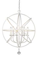 Z-Lite Tull 6-Light Chandelier In Matte White