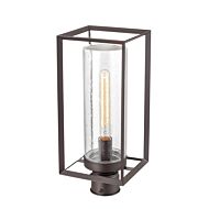 Wheatland 1-Light Outdoor Lantern in Powder Coat Bronze