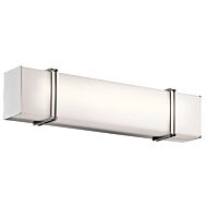 Kichler Impello LED 24 Inch Bathroom Vanity Light in Chrome