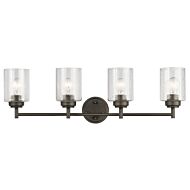 Kichler Winslow Bathroom Vanity Light 4 Light in Olde Bronze