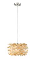 Z-Lite Sora 1-Light Pendant Light In Brushed Nickel