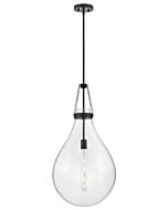 Eloise 1-Light Large Pendant in Black