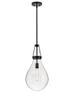 Eloise 1-Light Small Pendant in Black