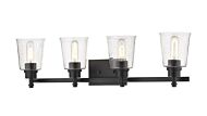 Z-Lite Bohin 4-Light Bathroom Vanity Light In Matte Black