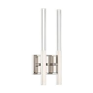 Benicio 4-Light LED Bathroom Vanity Light in Polished Nickel